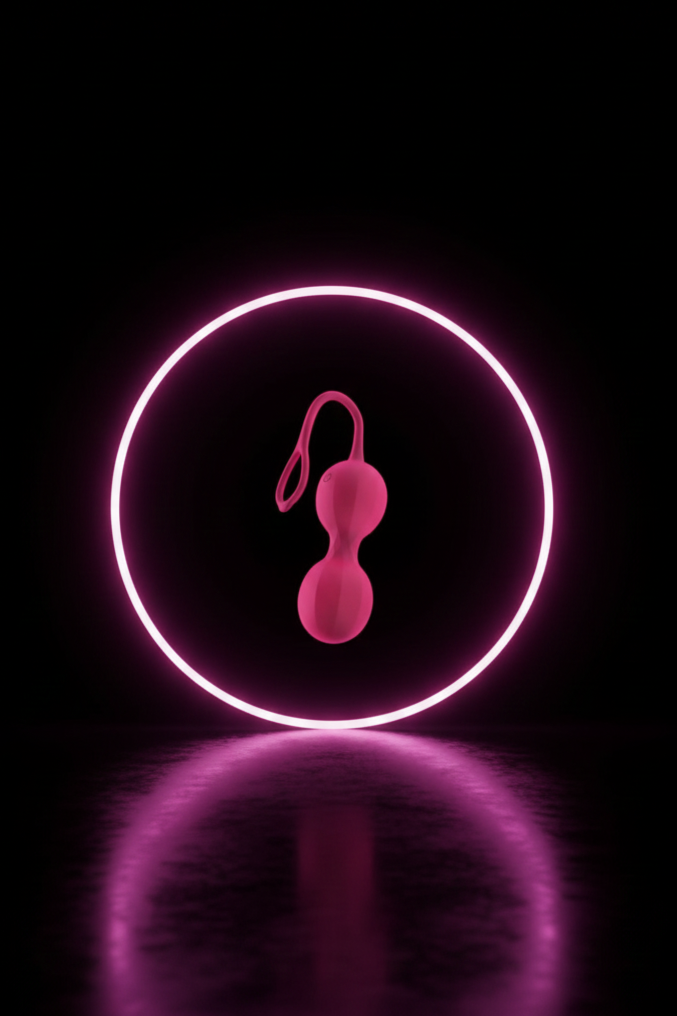 Boules de geisha Kegel vibrantes connectées Stella d'EasyConnect by EasyToys en silicone avec application smartphone et mode longue distance