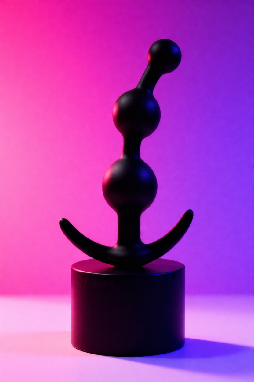 Chapelet plug anal Sweet Sensation de ToyJoy en silicone doux avec 3 perles progressives sans phtalates
