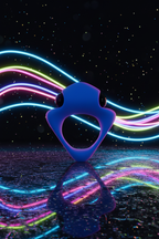 Cockring vibrant Tribe Wooomy silicone médical design tribal deux bullets stimulation clitoridienne érection prolongée sans phtalates