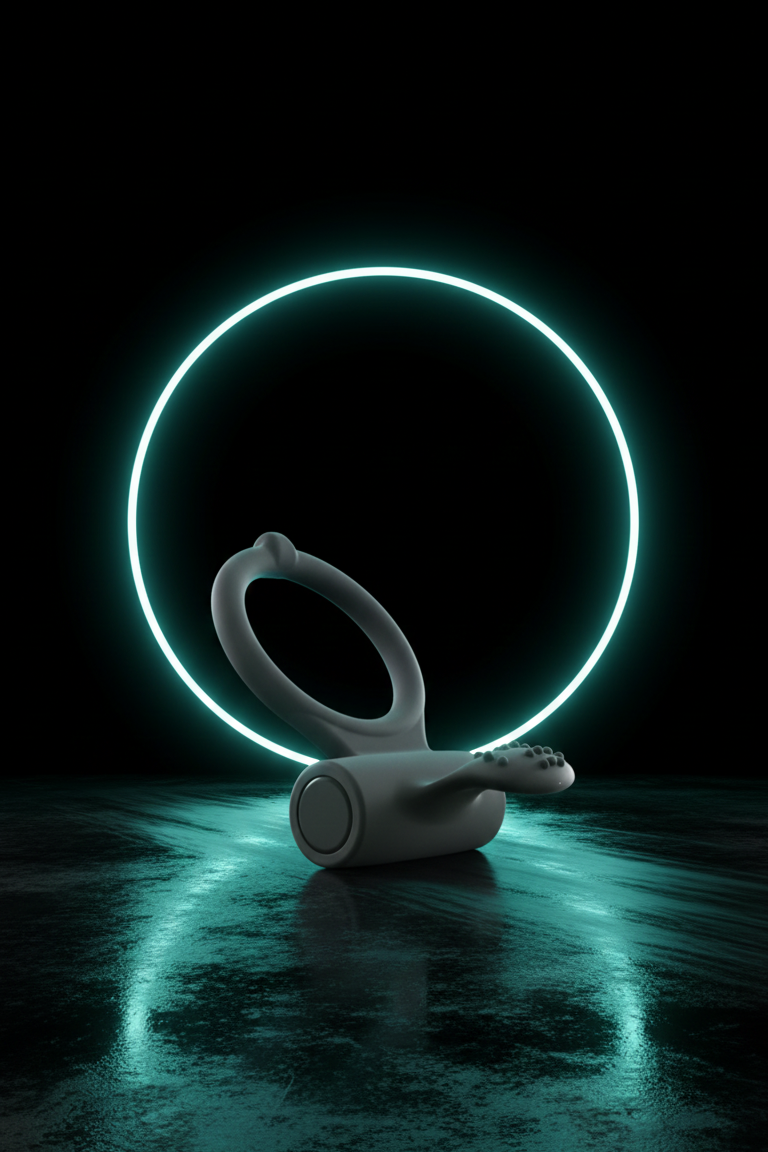Cockring vibrant Power Clit Plus Dorcel silicone picots stimulateur clitoridien 3 modes rechargeable USB couple sans phtalates