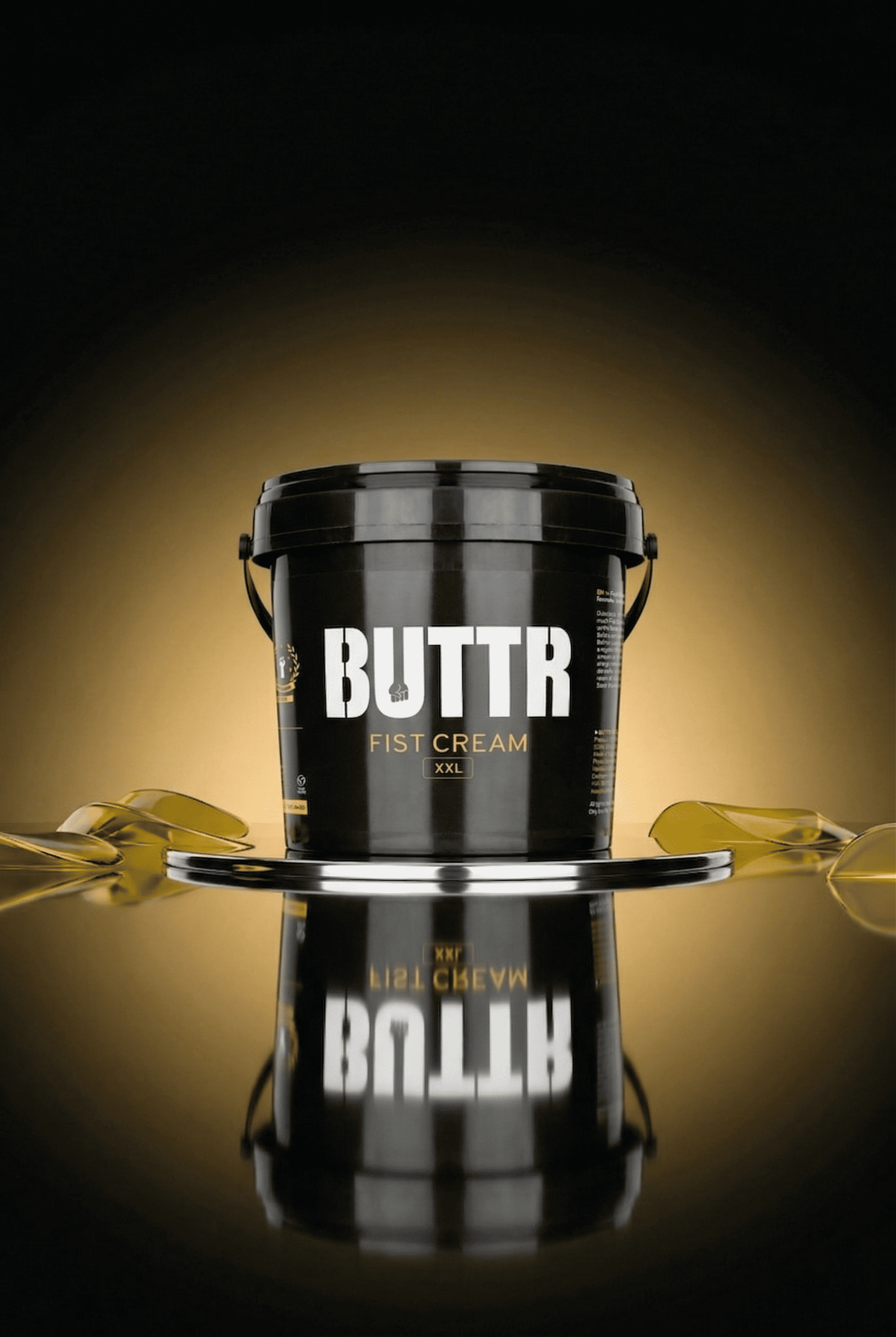 Crème lubrifiante fisting BUTTR Fist Cream silicone texture épaisse veloutée 1000 ml fist fucking pénétration anale extrême incompatible préservatifs latex