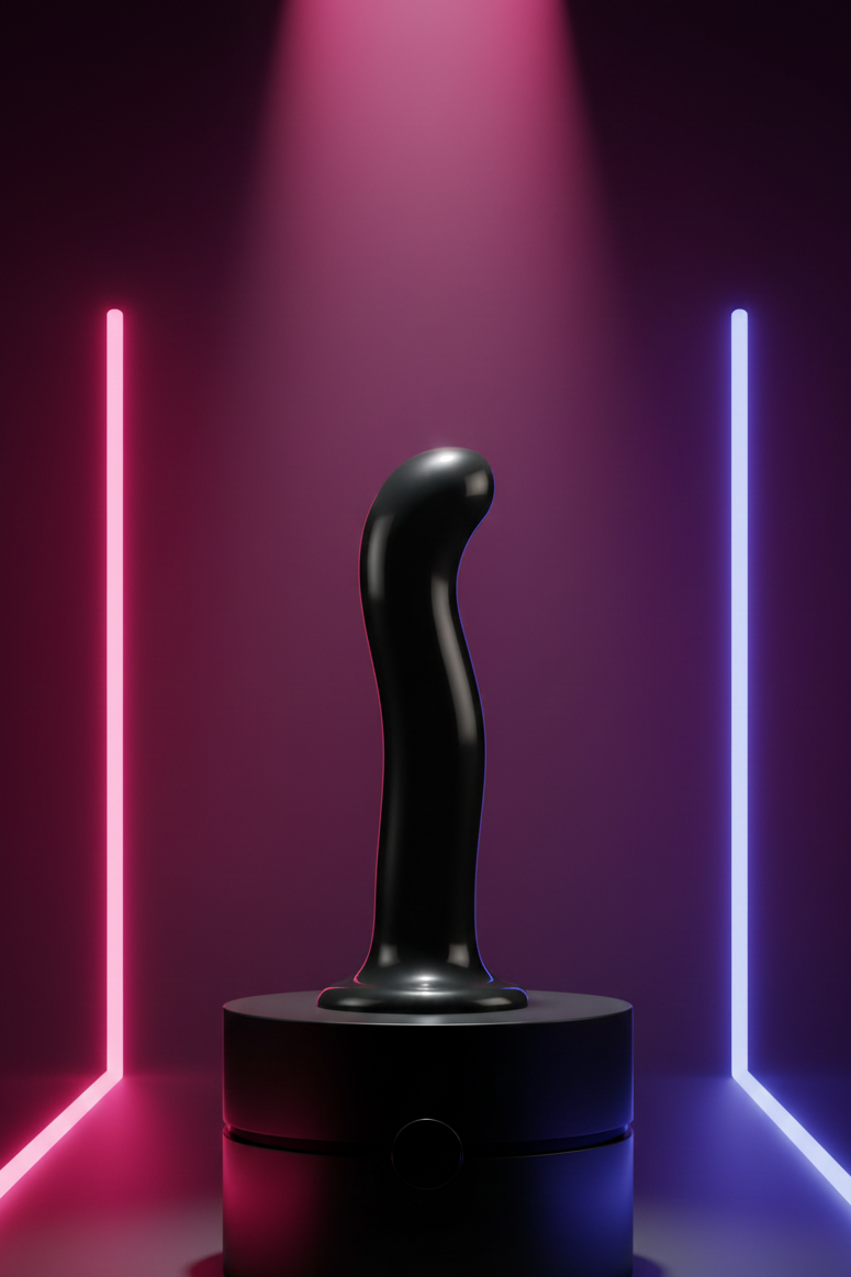 Godemiché point G et prostate P&G Spot Dildo de Strap-On-Me en silicone 100% flexible avec ventouse taille S-M-L-XL