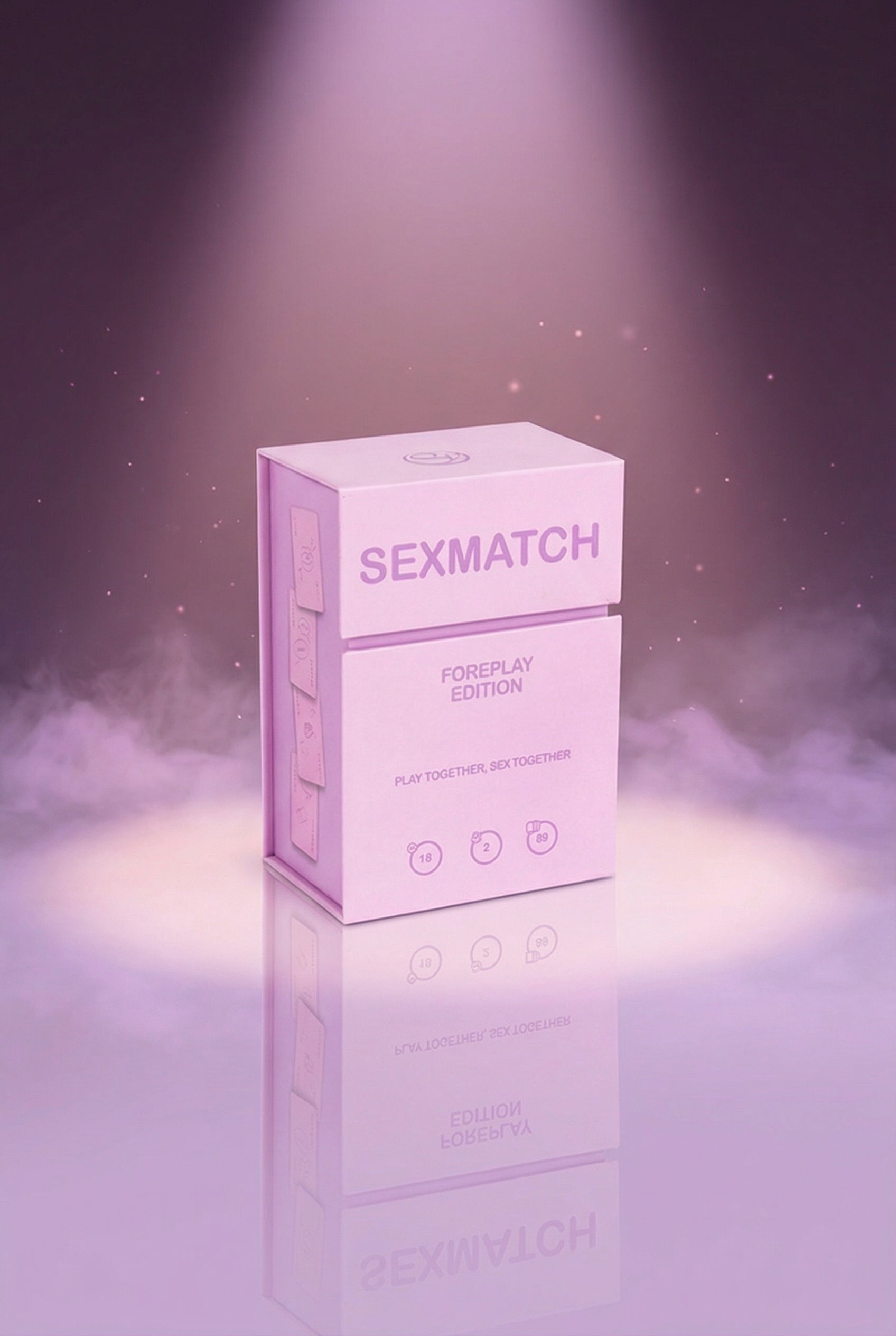 Jeu cartes coquin couples Sexmatch Foreplay Edition Secret Play 89 cartes défis récompenses préliminaires amoureux +18 ans