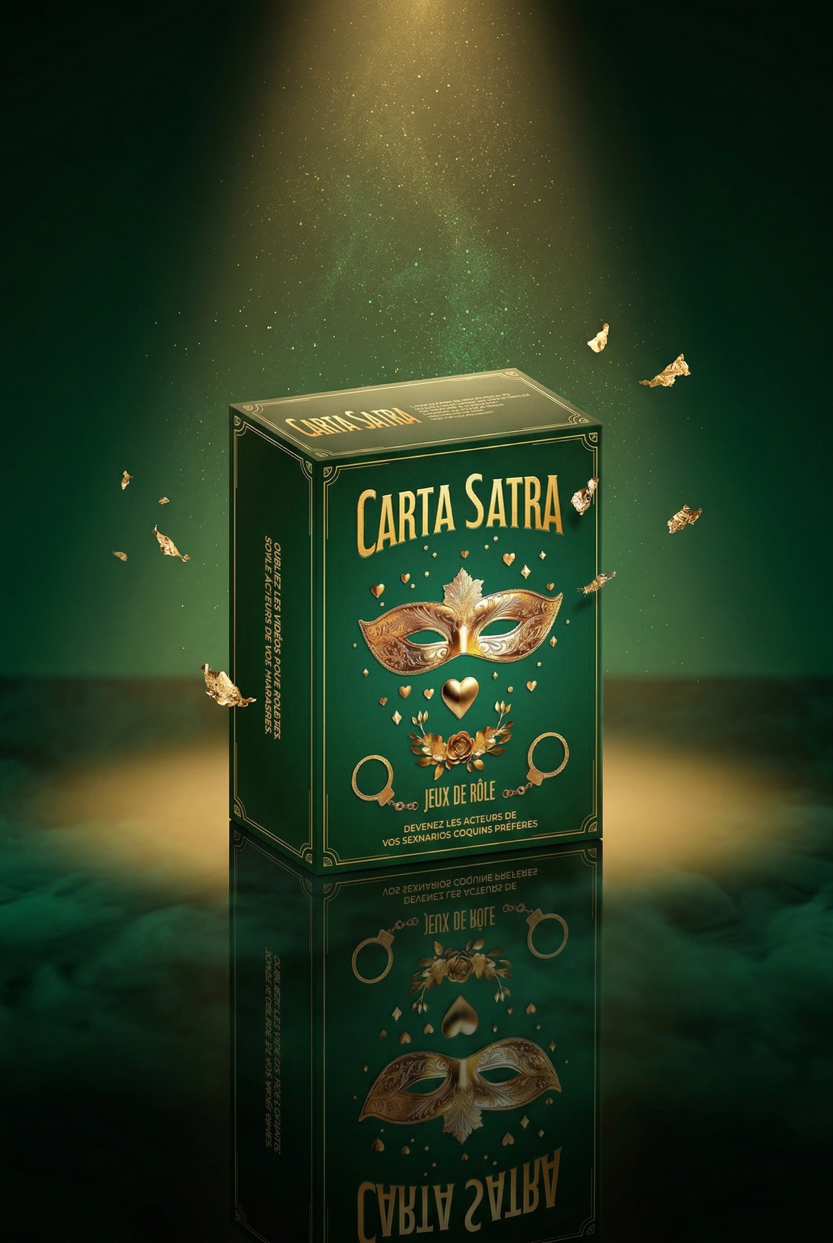 Jeu coquin couples Carta Sutra Jeux de Rôle 220 cartes scénario attitude action dénouement imprimé Europe papier éco-responsable