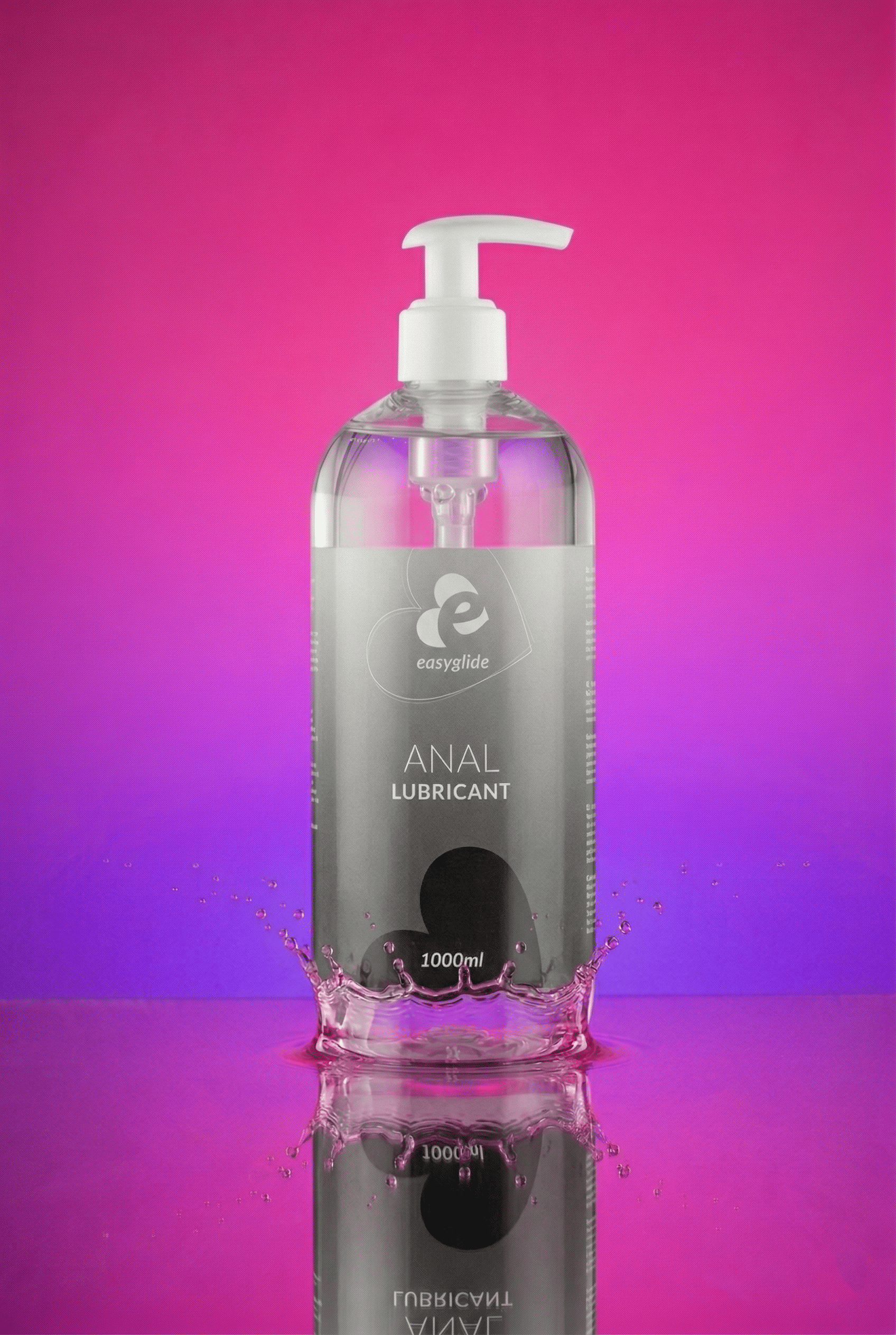  Lubrifiant anal base eau EasyGlide Anal produit médical certifié CE hypoallergénique inodore 1000 ml fabriqué Allemagne compatible préservatifs latex sextoys