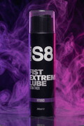 Lubrifiant hybride fisting S8 Stimul8 Extreme Fist Laureth-9 effet relaxant désensibilisant ultra glissant 200 ml sans parabènes fabriqué Allemagne compatible préservatifs