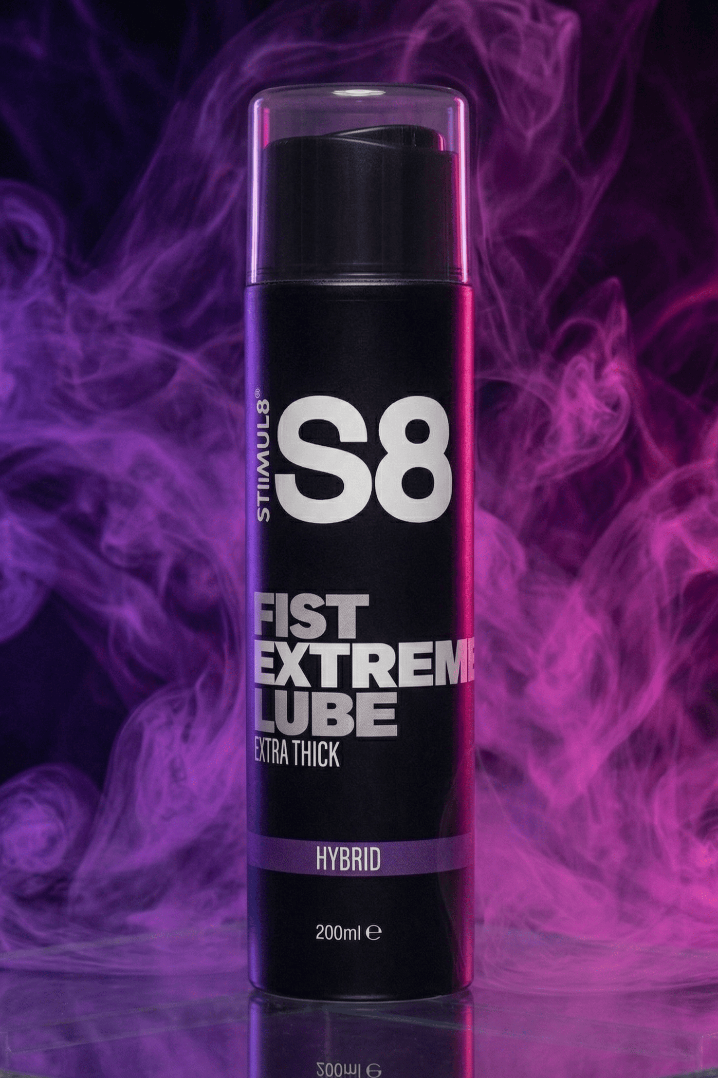 Lubrifiant hybride fisting S8 Stimul8 Extreme Fist Laureth-9 effet relaxant désensibilisant ultra glissant 200 ml sans parabènes fabriqué Allemagne compatible préservatifs
