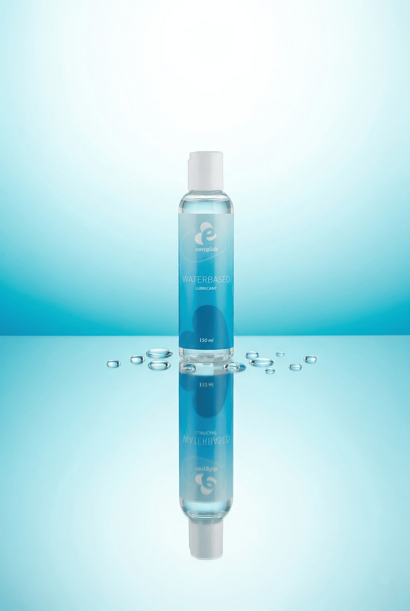 Lubrifiant intime base eau EasyGlide Waterbased hypoallergénique inodore neutre 150 ml certifié CE fabriqué Allemagne compatible préservatifs latex sextoys