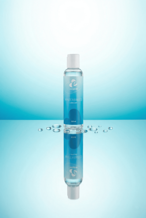 Lubrifiant intime base eau EasyGlide Waterbased hypoallergénique inodore neutre 150 ml certifié CE fabriqué Allemagne compatible préservatifs latex sextoys