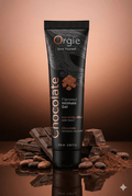 Lubrifiant intime embrassable léchable Orgie Lube Tube Chocolate saveur chocolat menthe base eau 150 ml compatible sextoys préservatifs fabriqué Portugal