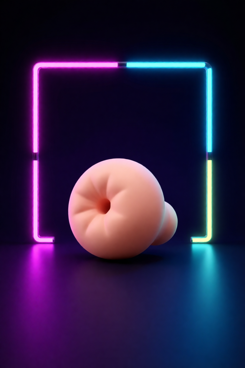 Masturbateur anal serré fortement nervuré Fuck Hole de Shake en élastomère Real Skin Touch 3D taille réelle fabriqué en Belgique