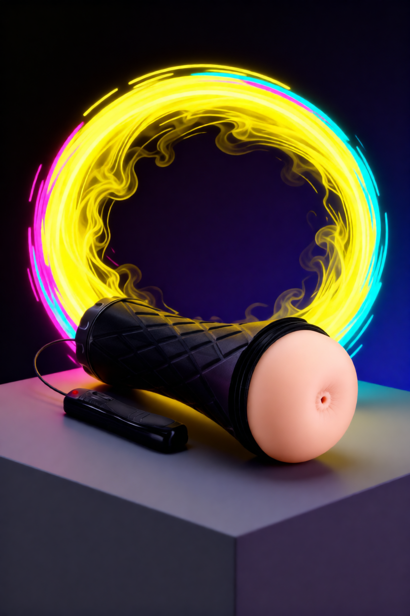Masturbateur anal vibrant réaliste Real Body avec gaine amovible ultra douce et 7 modes de vibration télécommande filaire