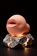 Masturbateur bouche réaliste Realistic Blow Job de Shake en élastomère Real Skin Touch 3D taille réelle fabriqué en Belgique
