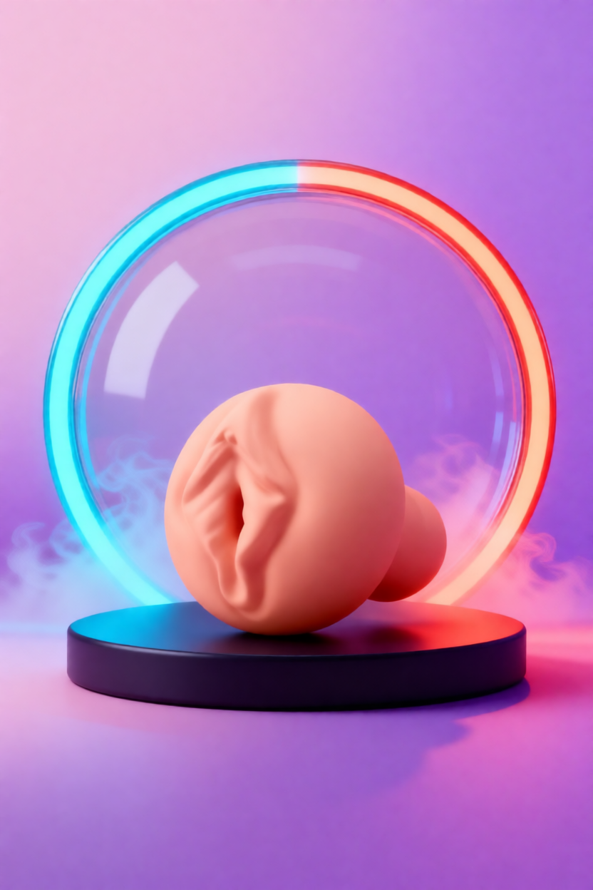 Masturbateur vaginal réaliste premium Real Mature Pussy de Shake en élastomère Real Skin Touch lèvres charnues fabriqué en Belgique