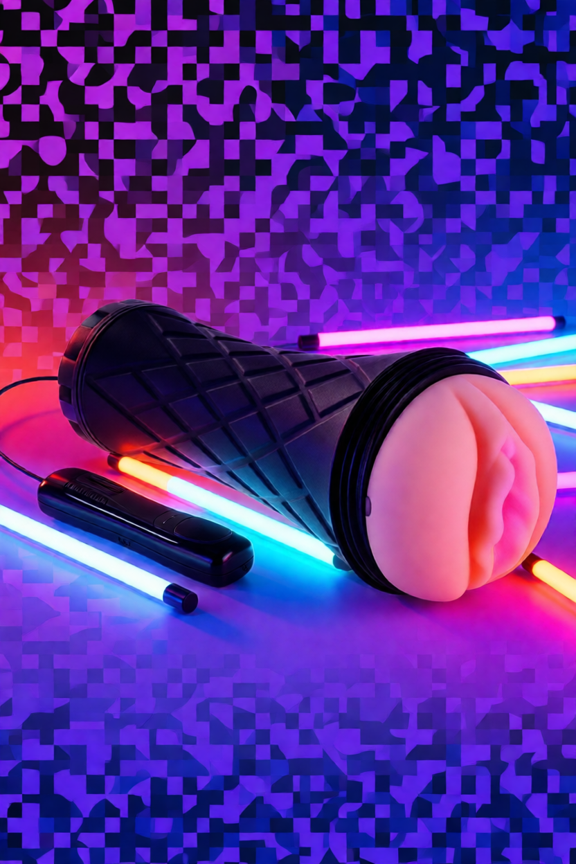 Masturbateur vaginal vibrant réaliste Real Body avec gaine amovible ultra douce et 7 modes de vibration télécommande filaire