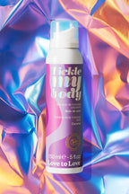Mousse de massage crépitante Tickle My Body Love to Love effet pétillant rafraîchissant parfum noix de coco 150 ml cosmétique érotique fabriquée Italie sensations tactiles