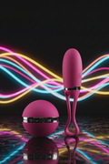 Œuf vibrant télécommandé Secret Delight de Dorcel en silicone doux avec fonction Voice Control et Orgasm Boost 10 modes de vibration