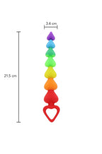 Rainbow Heart Beads