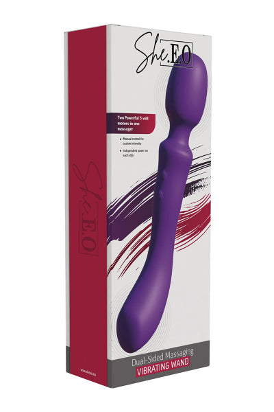 Vibromasseur 2 en 1