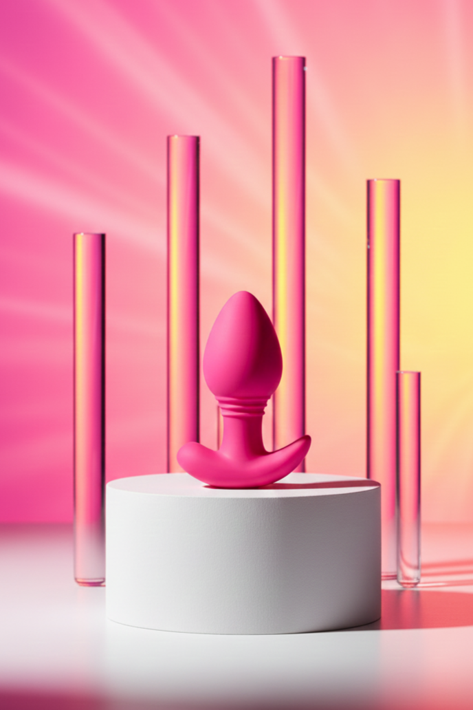 Plug anal vibrant connecté Axel d'EasyConnect by EasyToys en silicone avec contrôle par application et mode longue distance