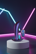 Plug anal vibrant télécommandé Uranus Hueman silicone ABS incurvé prostate 10 modes rechargeable USB