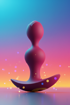 Plug anal vibrant Twinny Bud de Love To Love en silicone liquide ultra-doux avec 10 modes de vibration