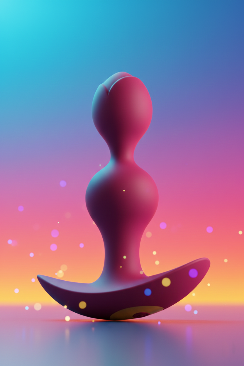 Plug anal vibrant Twinny Bud de Love To Love en silicone liquide ultra-doux avec 10 modes de vibration