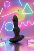 Plug anal vibrant va-et-vient Deep Stormer de Dorcel avec télécommande sans fil et double moteur