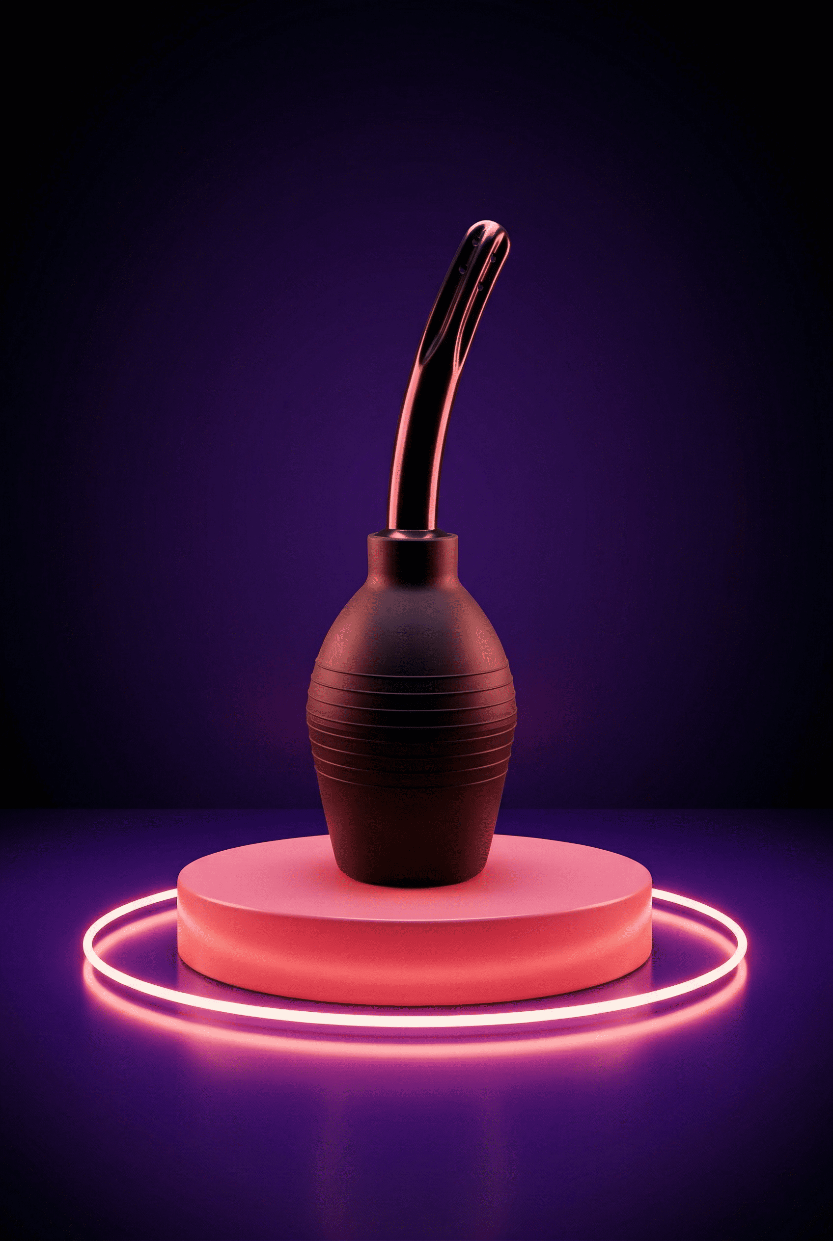 Poire à lavement anal vaginal Litolu 310 ml canule amovible flexible 8 jets hygiène intime sans phtalates ABS PVC
