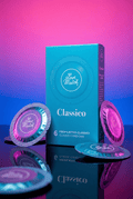 Préservatif classique Les Classiques Love Match latex naturel pur 53 mm 193 mm lubrifié avec réservoir boîte 6 certifié CE