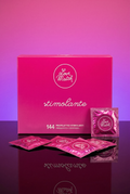Préservatif texturé nervuré Love Match Stimolante latex 53 mm 193 mm lubrifié avec réservoir boîte 144 certifié CE