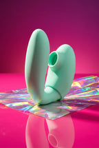 Stimulateur couple double vaginale clitoridienne Couples Foreplay Enhancer Xocoon silicone hypoallergénique 2 moteurs 7 modes rechargeable USB étanche IPX7