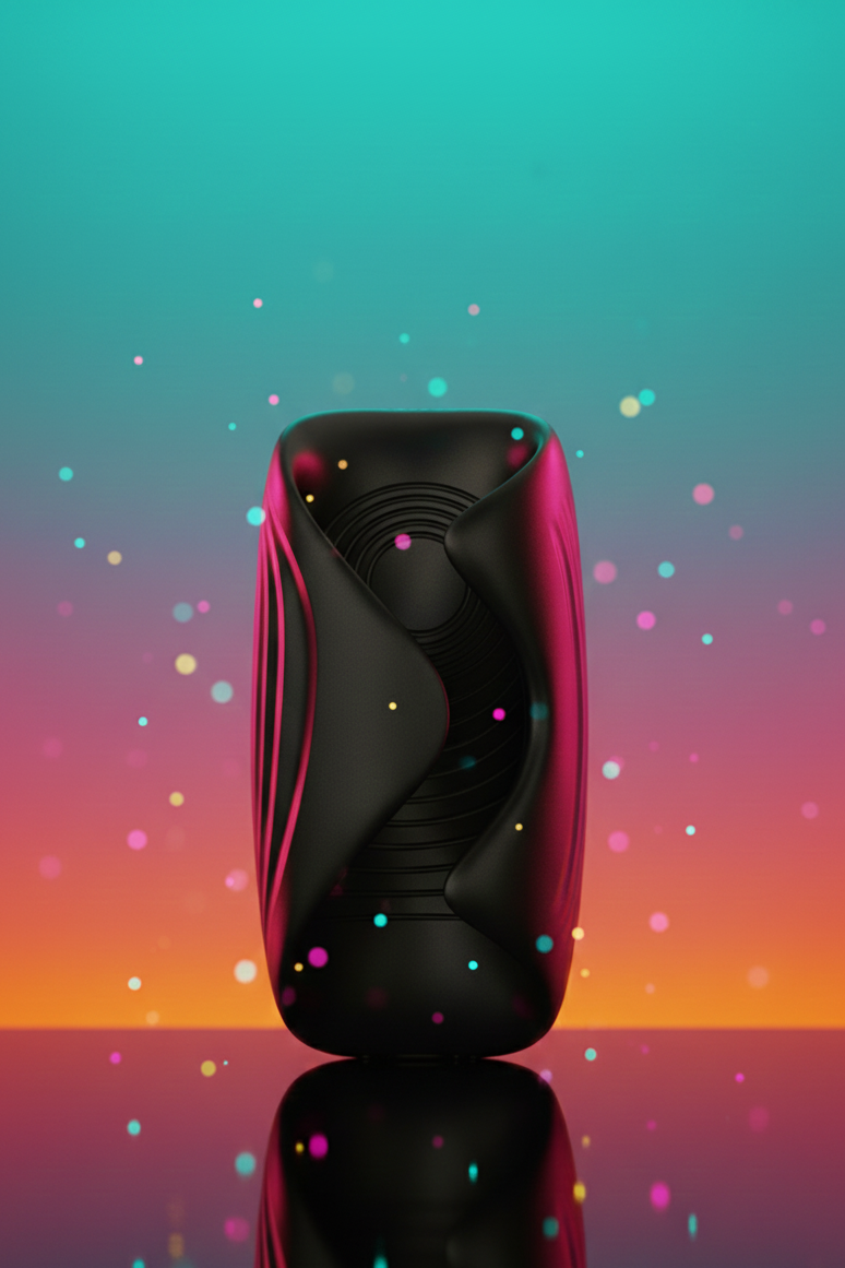 Stimulateur tapping Sub One Noir Man Wan technologie Pleasure Assist silicone liquide IPX7 rechargeable magnétique