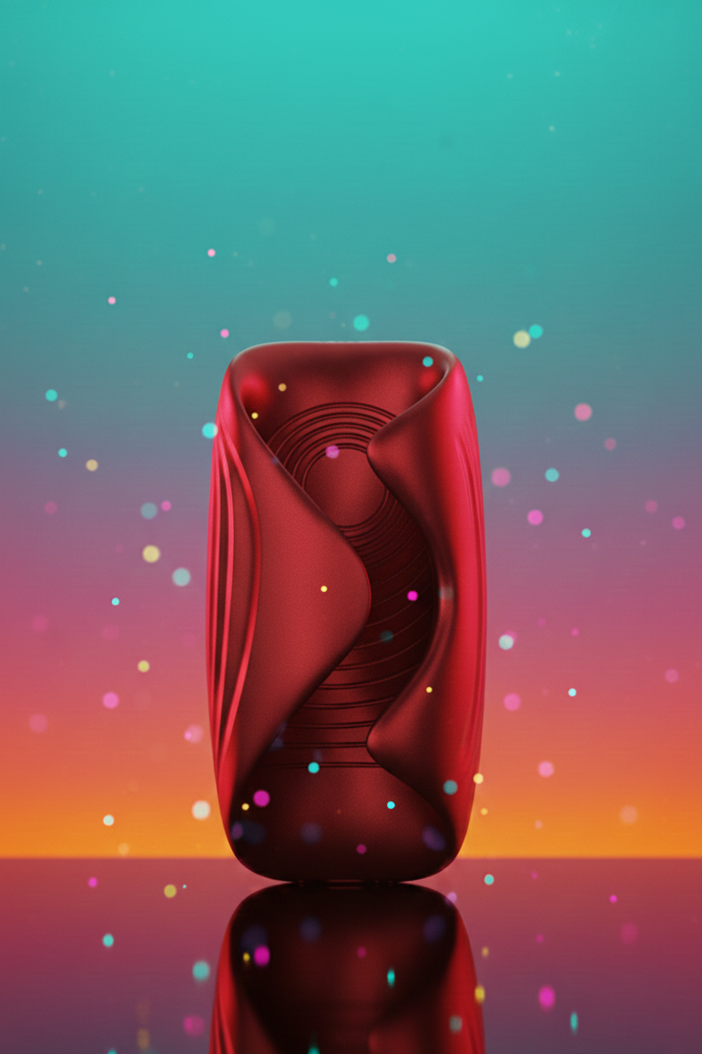 Stimulateur tapping Sub One Rouge Man Wan technologie Pleasure Assist silicone liquide IPX7 rechargeable magnétique
